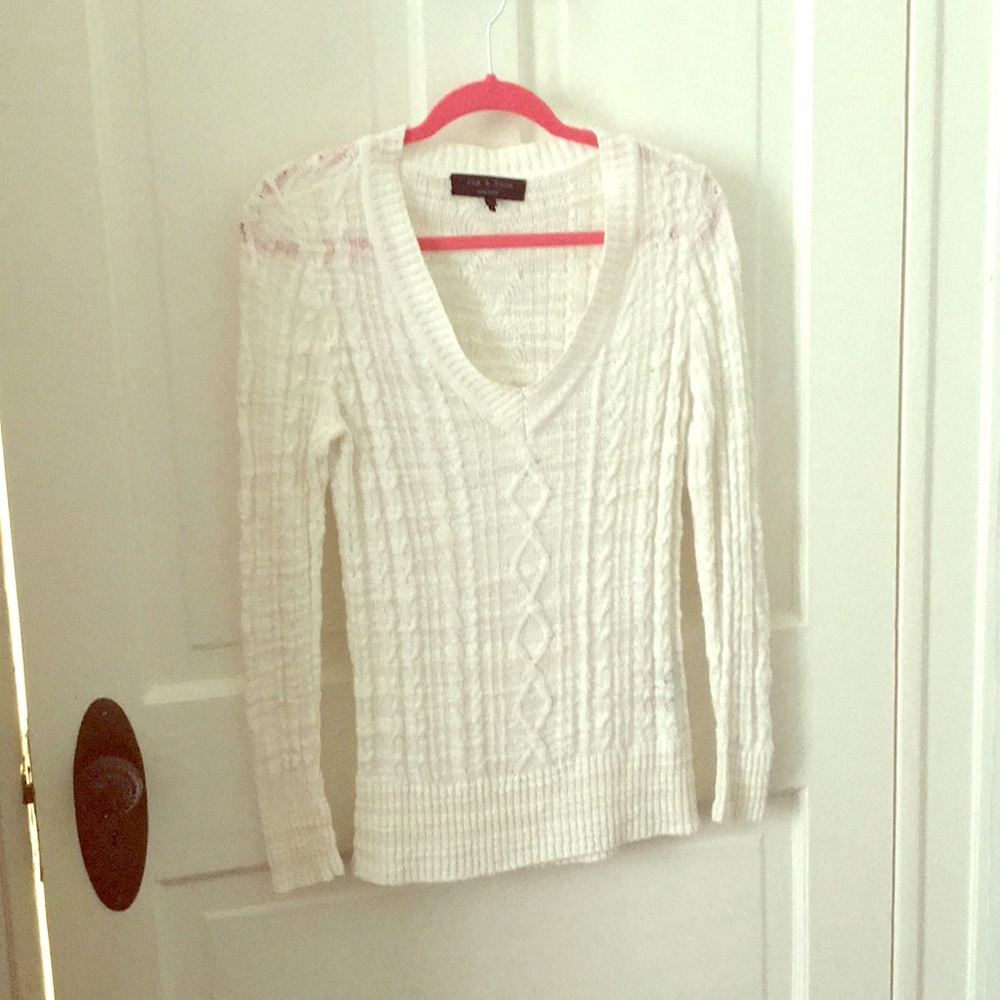 Preppy Rag and Bone Sweater.